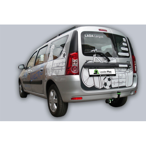 T-VAZ-19A TAVIALS ТСУ со съемным шаром для Лада Ларгус (Lada Largus) 2012-2022, в т.ч. Largus Cross без снятия и выреза бампера. Нагрузки: 900/50 кг, масса фаркопа 17,6 кг (без электрики в комплекте)