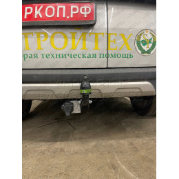 T-VAZ-19A TAVIALS ТСУ со съемным шаром для Лада Ларгус (Lada Largus) 2012-2022, в т.ч. Largus Cross без снятия и выреза бампера. Нагрузки: 900/50 кг, масса фаркопа 17,6 кг (б