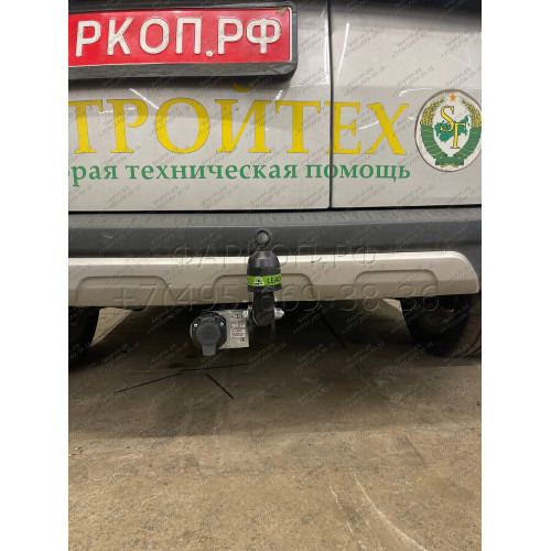 T-VAZ-19A TAVIALS ТСУ со съемным шаром для Лада Ларгус (Lada Largus) 2012-2022, в т.ч. Largus Cross без снятия и выреза бампера. Нагрузки: 900/50 кг, масса фаркопа 17,6 кг (без электрики в комплекте)
