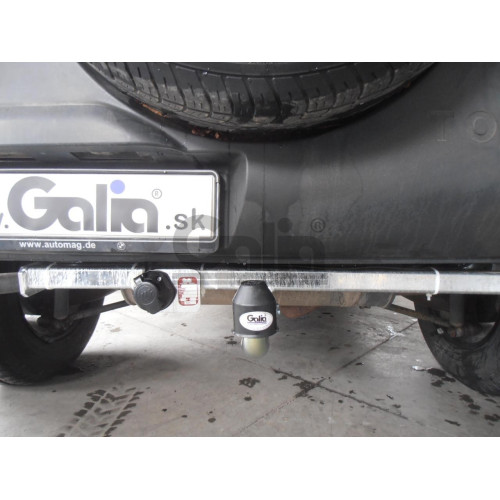 T030C GALIA Полностью оцинкованный фаркоп на Toyota RAV4 1995-2000. Тип шара: C (горизонтальный съемный). Установка без снятия и выреза бампера. Нагрузки: 1750/75 кг, масса фаркопа 14,6 кг
