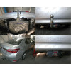 T064C GALIA Полностью оцинкованный фаркоп на Toyota Corolla седан E170 2013-2019. Тип шара: C (горизонтальный съемный). Невидимый вырез бампера. Нагрузки: 1600/75 кг, масса фаркопа 16,57 кг
