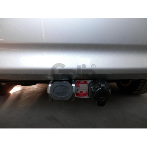 T064C GALIA Полностью оцинкованный фаркоп на Toyota Corolla седан E170 2013-2019. Тип шара: C (горизонтальный съемный). Невидимый вырез бампера. Нагрузки: 1600/75 кг, масса фаркопа 16,57 кг