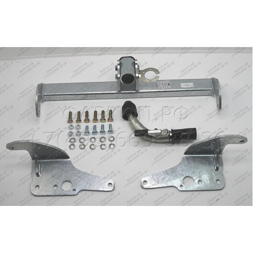 T064C GALIA Полностью оцинкованный фаркоп на Toyota Corolla седан E170 2013-2019. Тип шара: C (горизонтальный съемный). Невидимый вырез бампера. Нагрузки: 1600/75 кг, масса фаркопа 16,57 кг