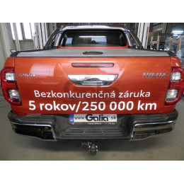 T078C GALIA Полностью оцинкованный фаркоп на Toyota Hilux 2015-, JAC T6 2021-, JAC T8 2018-, JAC Т8 Pro 2023-, Sollers ST6 2023-, Sollers ST8 2025-. Тип шара: C (горизонтальный съемный). Устан