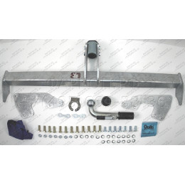 T078C GALIA Полностью оцинкованный фаркоп на Toyota Hilux 2015-, JAC T6 2021-, JAC T8 2018-, JAC Т8 Pro 2023-, Sollers ST6 2023-, Sollers ST8 2025-. Тип шара: C (горизонтальный съемный). Устан
