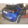 T079V GALIA Полностью оцинкованный фаркоп на Toyota Yaris Cross 2021-, Lexus LBX 2024-. Тип шара: AV (вертикальное быстросъемное крепление шара на ключе). Невидимый вырез бампера. Нагрузки: 1400/75 кг, масса фаркопа 16,12 кг