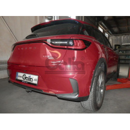 T079V GALIA Полностью оцинкованный фаркоп на Toyota Yaris Cross 2021-, Lexus LBX 2024-. Тип шара: AV (вертикальное быстросъемное крепление шара на ключе). Невидимый 