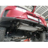 T079V GALIA Полностью оцинкованный фаркоп на Toyota Yaris Cross 2021-, Lexus LBX 2024-. Тип шара: AV (вертикальное быстросъемное крепление шара на ключе). Невидимый вырез бампера. Нагрузки: 1400/75 кг, масса фаркопа 16,12 кг