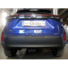 T079V GALIA Полностью оцинкованный фаркоп на Toyota Yaris Cross 2021-, Lexus LBX 2024-. Тип шара: AV (вертикальное быстросъемное крепление шара на ключе). Невидимый 