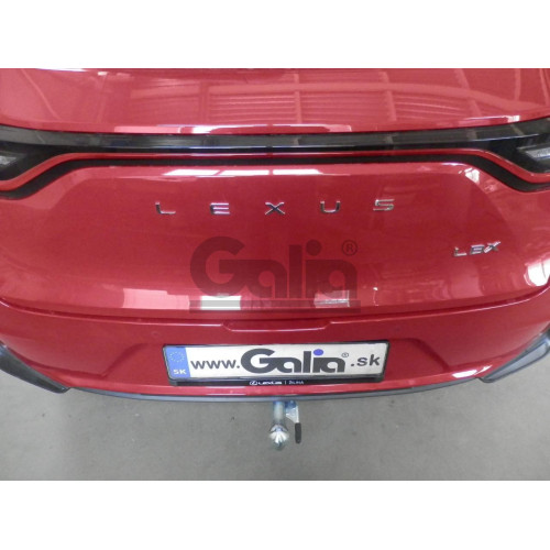 T079V GALIA Полностью оцинкованный фаркоп на Toyota Yaris Cross 2021-, Lexus LBX 2024-. Тип шара: AV (вертикальное быстросъемное крепление шара на ключе). Невидимый вырез бампера. Нагрузки: 1400/75 кг, масса фаркопа 16,12 кг
