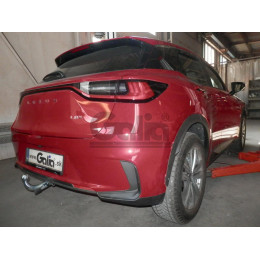 T079V GALIA Полностью оцинкованный фаркоп на Toyota Yaris Cross 2021-, Lexus LBX 2024-. Тип шара: AV (вертикальное быстросъемное крепление шара на ключе). Невидимый 