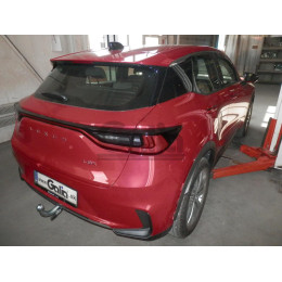 T079V GALIA Полностью оцинкованный фаркоп на Toyota Yaris Cross 2021-, Lexus LBX 2024-. Тип шара: AV (вертикальное быстросъемное крепление шара на ключе). Невидимый 