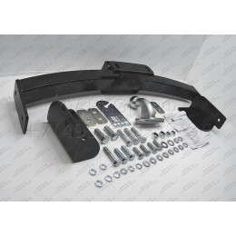 T113-F Лидер-плюс ТСУ для Toyota Land Cruiser Prado J120 2002-2009, Toyota Land Cruiser Prado J150 2009-2023, Lexus GX 470 2002-2009, Lexus GX 460 2009-2023 без выреза бампера. Нагрузки: 2000/100 кг, масса ф