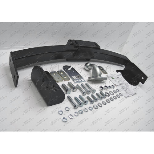 T113-F Лидер-плюс ТСУ для Toyota Land Cruiser Prado J120 2002-2009, Toyota Land Cruiser Prado J150 2009-2023, Lexus GX 470 2002-2009, Lexus GX 460 2009-2023 без выреза бампера. Нагрузки: 2000/100 кг, масса фаркопа 18,64 кг (без электрики в комплекте)