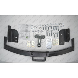 T113-F Лидер-плюс ТСУ для Toyota Land Cruiser Prado J120 2002-2009, Toyota Land Cruiser Prado J150 2009-2023, Lexus GX 470 2002-2009, Lexus GX 460 2009-2023 без выреза бампера. Нагрузки: 2000/100 кг, масса ф