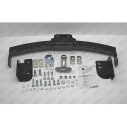 T113-F Лидер-плюс ТСУ для Toyota Land Cruiser Prado J120 2002-2009, Toyota Land Cruiser Prado J150 2009-2023, Lexus GX 470 2002-2009, Lexus GX 460 2009-2023 без выреза бампера. Нагрузки: 2000/100 кг, масса ф