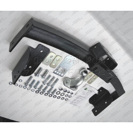 T113-F Лидер-плюс ТСУ для Toyota Land Cruiser Prado J120 2002-2009, Toyota Land Cruiser Prado J150 2009-2023, Lexus GX 470 2002-2009, Lexus GX 460 2009-2023 без выреза бампера. Нагрузки: 2000/100 кг, масса ф