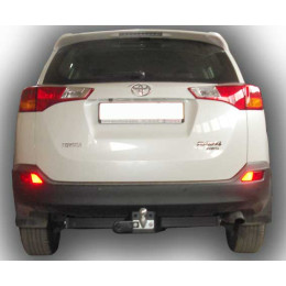 T116-F Лидер-плюс ТСУ для Toyota RAV4 2013-2019 без снятия и выреза бампера. Тип шара: F. Нагрузки: 2000/100 кг, масса фаркопа 23,54 кг (без электрики в комплекте)