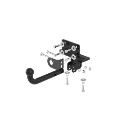 T23.01A FARKOPROS Фаркоп на Toyota Land Cruiser Prado 120/150 2002-2009, 2009-2023, FJ Cruiser 2006-, Lexus GX 460 2009-2015, Lexus GX 470 2002-2009 без подрезки бампера. Тип шара: A. Нагрузки: 2500/75 кг (без