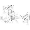 TCU00345 ТСС Фаркоп оцинкованный на GAC GN8 2020-2023. Требуется подрезка бампера. Тип шара: E (шаровый узел под американский квадрат). Нагрузки: 1250/75 кг