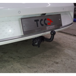TCU00391 ТСС Фаркоп на BAIC U5 Plus Luxury 2023-. Требуется подрезка бампера. Тип шара: A. Нагрузки: 750/75 кг