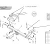 TCU00416 ТСС Распродажа! Фаркоп на Jetour T2 2L 4WD 2024- без подрезки бампера. Тип шара: E (шаровый узел под американский квадрат). Нагрузки: 1500/100 кг