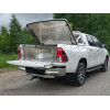 TCU00023 ТСС Фаркоп на Toyota Hilux 2015-, в т.ч. Exclusive 2018-, в т.ч. Black Onyx 2020- без подрезки бампера. Тип шара: E (шаровый узел под американский квадрат). Нагрузки: 2500/100 кг
