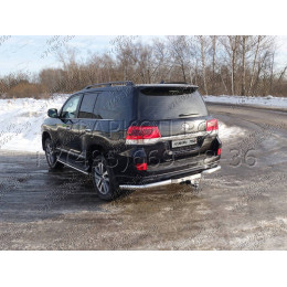 TCU00045N ТСС Фаркоп на Toyota Land Cruiser 200 Executive/Executive Lounge 2016-2021 с накладкой с надписью Executive без подрезки бампера. Тип шара: E (шаровый узел под американ