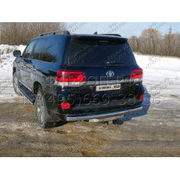 TCU00045N ТСС Фаркоп на Toyota Land Cruiser 200 Executive/Executive Lounge 2016-2021 с накладкой с надписью Executive без подрезки бампера. Тип шара: E (шаровый узел под американ