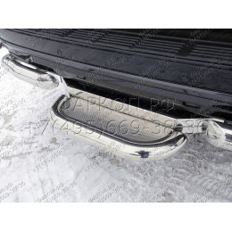 TCU00045N ТСС Фаркоп на Toyota Land Cruiser 200 Executive/Executive Lounge 2016-2021 с накладкой с надписью Executive без подрезки бампера. Тип шара: E (шаровый узел под американ