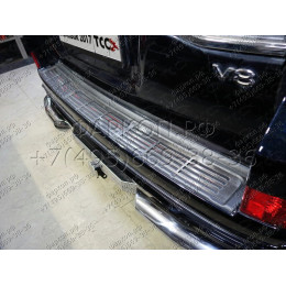 TCU00045N ТСС Фаркоп на Toyota Land Cruiser 200 Executive/Executive Lounge 2016-2021 с накладкой с надписью Executive без подрезки бампера. Тип шара: E (шаровый узел под американ