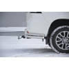 TPR-09-991124.00 PT GROUP Фаркоп с нержавеющей накладкой на Toyota Land Cruiser Prado J120 2003-2009, J150 2009-2023, Lexus GX 470 2003-2009, GX 460 2009-2023 без подрезки бампера. Тип шара: E (легкосъемный шар под квадрат). Нагрузки: 3500/130 кг, масса ф