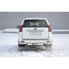 TPR-09-991124.00 PT GROUP Фаркоп с нержавеющей накладкой на Toyota Land Cruiser Prado J120 2003-2009, J150 2009-2023, Lexus GX 470 2003-2009, GX 460 2009-2023 без подрезки бампера. Тип шара: E (легкосъемный шар под квадрат). Нагрузки: 3500/130 кг, масса ф