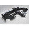 TPR-09-991124.00 PT GROUP Фаркоп с нержавеющей накладкой на Toyota Land Cruiser Prado J120 2003-2009, J150 2009-2023, Lexus GX 470 2003-2009, GX 460 2009-2023 без подрезки бампера. Тип шара: E (легкосъемный шар под квадрат). Нагрузки: 3500/130 кг, масса ф