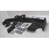 TPR-09-991124.00 PT GROUP Фаркоп с нержавеющей накладкой на Toyota Land Cruiser Prado J120 2003-2009, J150 2009-2023, Lexus GX 470 2003-2009, GX 460 2009-2023 без подрезки бампера. Тип шара: E (легкосъемный шар под квадрат). Нагрузки: 3500/130 кг, масса ф