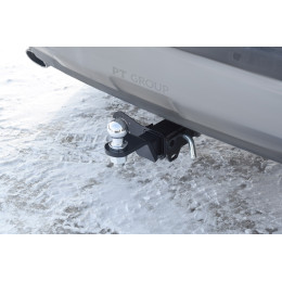 TRV-19-991122.00 PT GROUP Фаркоп на Toyota RAV4 2019-2025, Suzuki Across 2020-2025 без подрезки бампера. Тип шара: E (легкосъемный шар под квадрат). Нагрузки: 2100/60 кг, масса фа