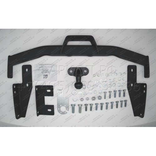 TY 50 AVTOS Фаркоп на Toyota Land Cruiser Prado J120 2003-2009, J150 2009-2023 без снятия и подрезки бампера. Тип шара: F. Нагрузки: 3500/120 кг, масса фаркопа 20 кг (без электрики в комплекте)