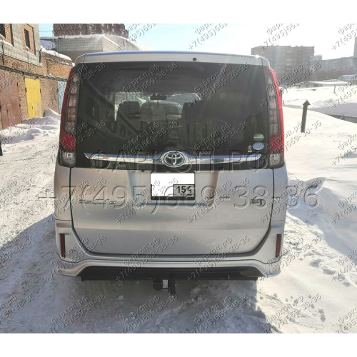 H.T78.A HALTY Фаркоп на Toyota Voxy 2WD/4WD 2014-2022, Toyota Noah 2WD/4WD 2014-2022, Toyota Esquire 2WD/4WD 2014-2022 без подрезки бампера. Тип шара: A. Нагрузки: 1200/50 кг, масса фаркопа 20,8 кг