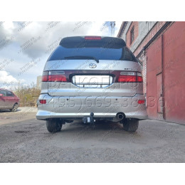 H.T46.A HALTY Фаркоп на Toyota Estima 2000-2006 (в т.ч. комплектация Aeras), Toyota Alphard 2002-2008, Toyota Previa 2000-2006. Возможно потребуется подрезка бампера. Тип шара: A. Нагру