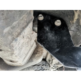 H.T54.A HALTY Фаркоп на Toyota Hiace H100 правый руль 1989-2004 (только авто со штатными местами) без подрезки бампера. Тип шара: A. Нагрузки: 750/75 кг, масса фарко