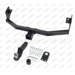H.T61.E HALTY Фаркоп на Toyota Lite Ace Noah 1996-2001, Toyota Town Ace Noah 1996-2001, Toyota Lite Ace 1996-2007, Toyota Town Ace 1996-2007, в т.ч. Field Tourer, кроме Road Tourer, Daihatsu Delta 1996-2001 без подрезки бамп