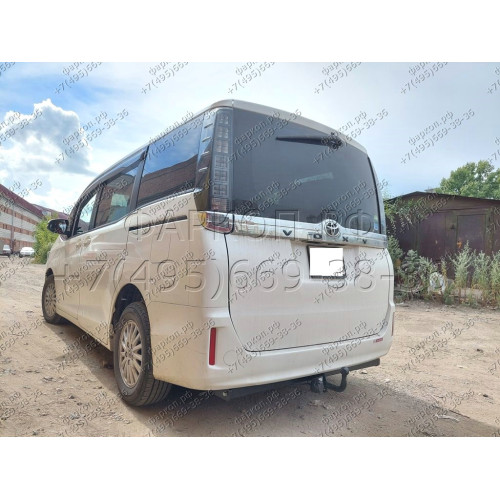 H.T78.A HALTY Фаркоп на Toyota Voxy 2WD/4WD 2014-2022, Toyota Noah 2WD/4WD 2014-2022, Toyota Esquire 2WD/4WD 2014-2022 без подрезки бампера. Тип шара: A. Нагрузки: 1200/50 кг, масса фаркопа 20,8 кг