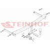 V-096 STEINHOF Фаркоп на Volkswagen Passat CC 2008-2012. Требуется подрезка бампера. Тип шара: A. Нагрузки: 2200/90 кг, масса фаркопа 17,7 кг (без электрики в комплекте)