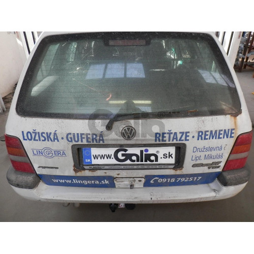 V010C GALIA Полностью оцинкованный фаркоп на Volkswagen Golf III универсал 1993-1999. Тип шара: C (горизонтальный съемный). Подрезка бампера. Нагрузки: 1500/75 кг, масса фаркопа 15,77 кг