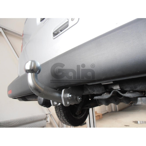 V064A GALIA Полностью оцинкованный фаркоп на Volkswagen Transporter / Caravelle / Multivan T5 2003-2015, T6 2015-2024, включая 4WD, включая модели с парктрониками. Тип шара: A. Без выреза бампера. Нагрузки: 2800/120 кг, масса фаркопа 14,62 кг