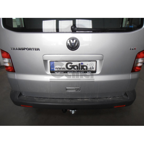 V064A GALIA Полностью оцинкованный фаркоп на Volkswagen Transporter / Caravelle / Multivan T5 2003-2015, T6 2015-2024, включая 4WD, включая модели с парктрониками. Тип шара: A. Без выреза бампера. Нагрузки: 2800/120 кг, масса фаркопа 14,62 кг