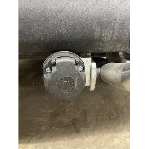V064A GALIA Полностью оцинкованный фаркоп на Volkswagen Transporter / Caravelle / Multivan T5 2003-2015, T6 2015-2024, включая 4WD, включая модели с парктрониками. Тип шара: A. Без выреза бампера. Нагрузки: 2800/120 кг, масса фаркопа 14,62 кг