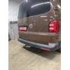 V064A GALIA Полностью оцинкованный фаркоп на Volkswagen Transporter / Caravelle / Multivan T5 2003-2015, T6 2015-2024, включая 4WD, включая модели с парктрониками. Тип шара: A. Без выреза бампера. Нагрузки: 2800/120 кг, масса фаркопа 14,62 кг