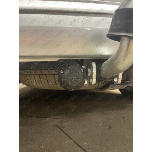 V064A GALIA Полностью оцинкованный фаркоп на Volkswagen Transporter / Caravelle / Multivan T5 2003-2015, T6 2015-2024, включая 4WD, включая модели с парктрониками. Тип шара: A. Без выреза бампера. Нагрузки: 2800/120 кг, масса фаркопа 14,62 кг