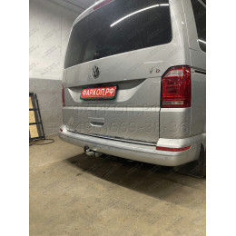 V064A GALIA Полностью оцинкованный фаркоп на Volkswagen Transporter / Caravelle / Multivan T5 2003-2015, T6 2015-2024, включая 4WD, включая модели с парктрониками. Тип шара: A. Без 